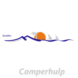 Hobby Vakantie Sticker Zijkant Grijs – Caravan Logo 1999-2006 (Per stuk, Cast Vinyl)