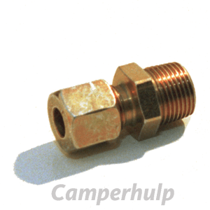 Rechte Koppeling 8 mm x 1/8" Buiten