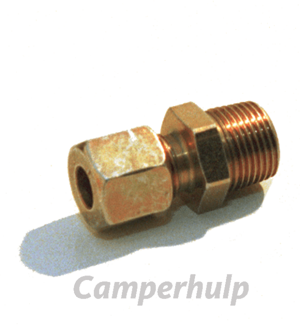 Rechte Koppeling 8 mm x 1/8" Buiten
