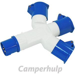 3 splitter CEE camping stekker