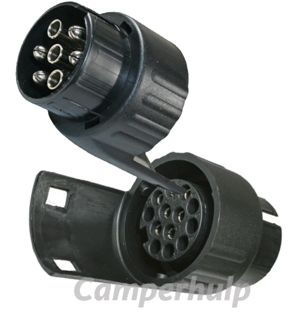 Adapter mini 7-polig naar 13-polig DIN