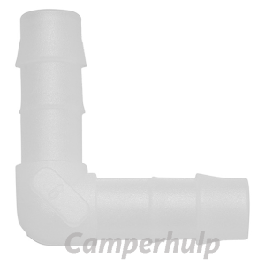 Slangstuk Haaks 8/10 mm voor Waterslang