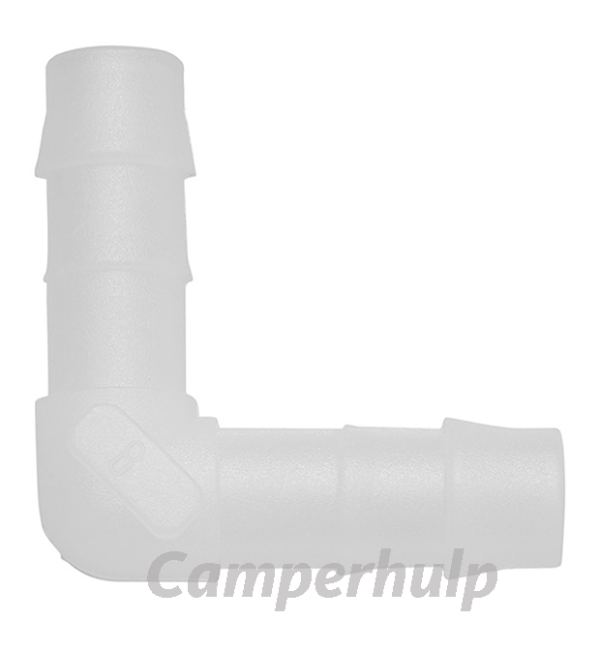 Slangstuk Haaks 8/10 mm voor Waterslang