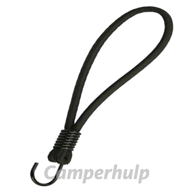 Snelspanner 6 mm met haak 25 cm